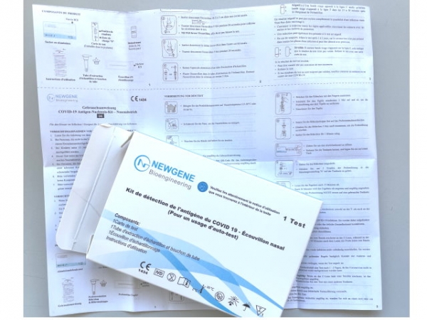 NEWGENE SARS-CoV-2 Antigen Schnelltest 1er (MHD 07/2024)